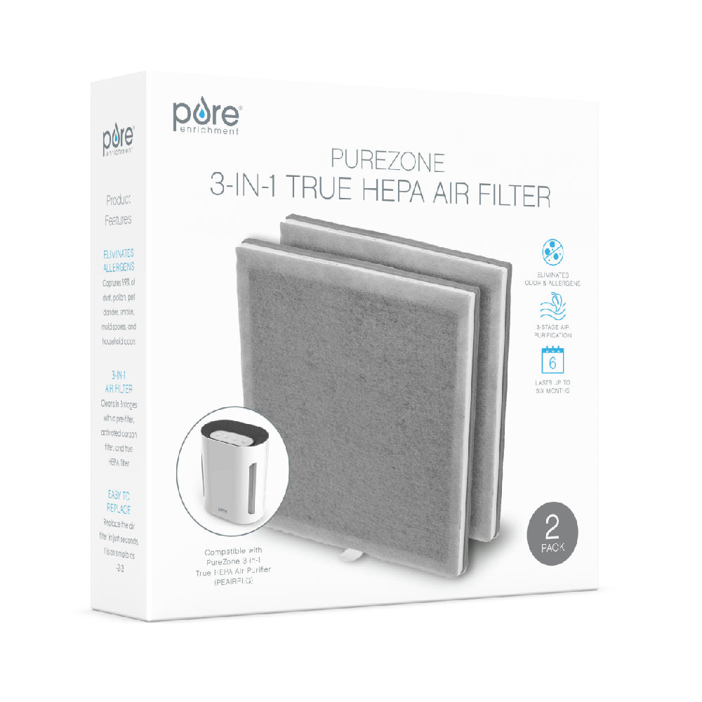 PureZone™ True HEPA Air Purifier (PEAIRPLG) - 2-Pack Replacement Filters - Image 6