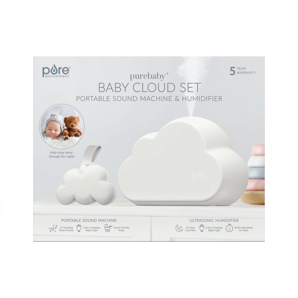 Baby Cloud Set Portable Sound Machine and Humidifier