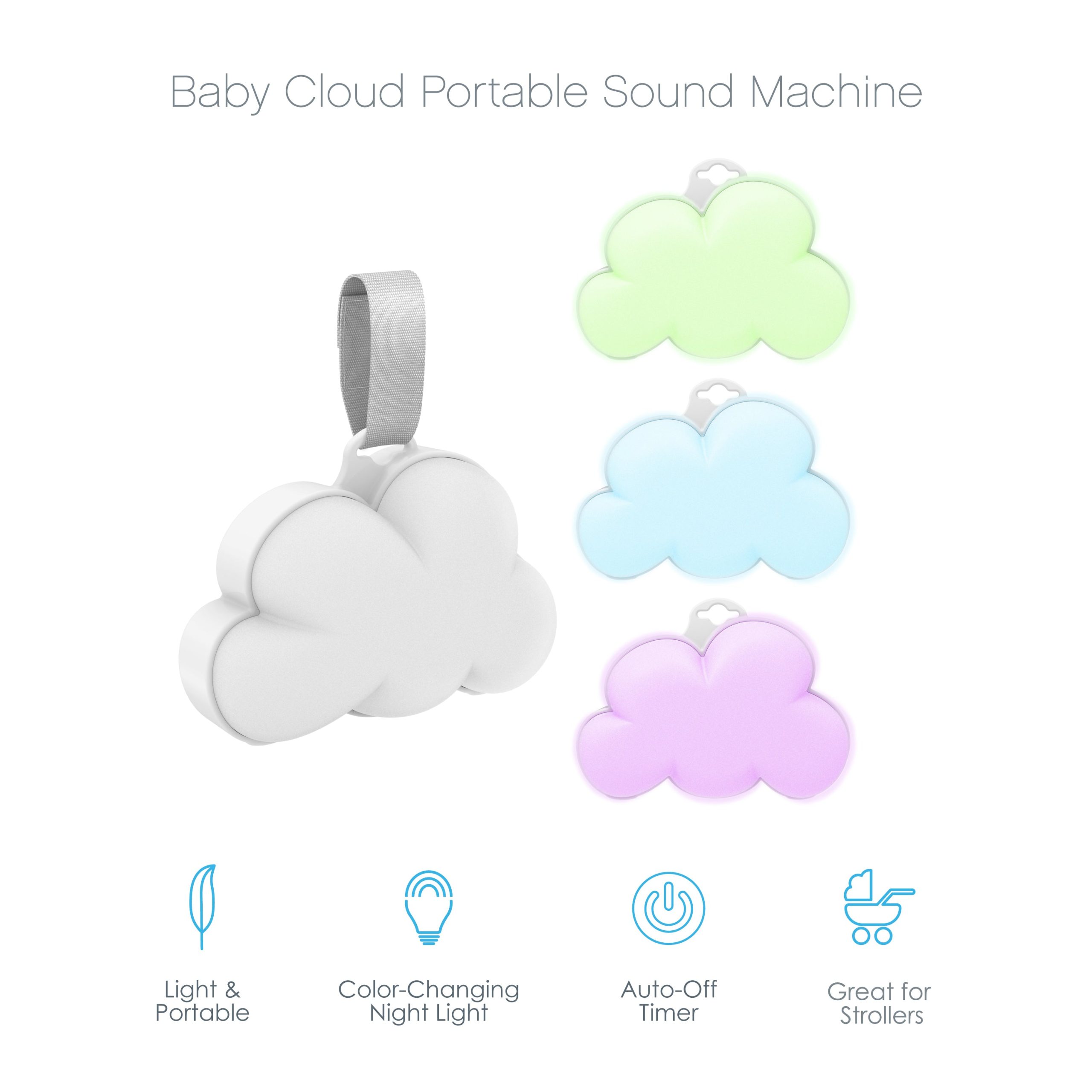 Baby Cloud Set Portable Sound Machine and Humidifier - Image 3