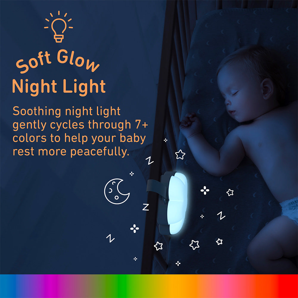 PureBaby® Cloud Portable Sound Machine and Night Light - Image 4