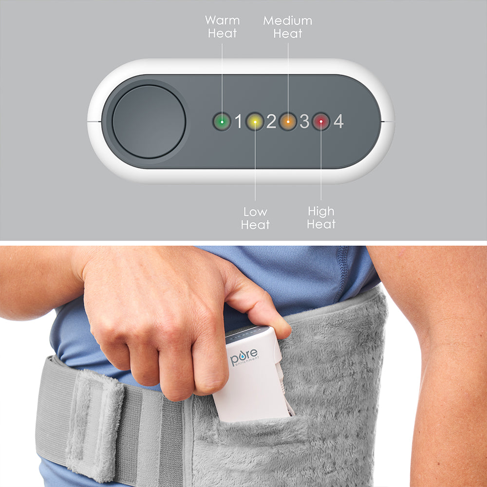 PureRelief Cordless Lumbar and Abdominal Heating Wrap - Image 7