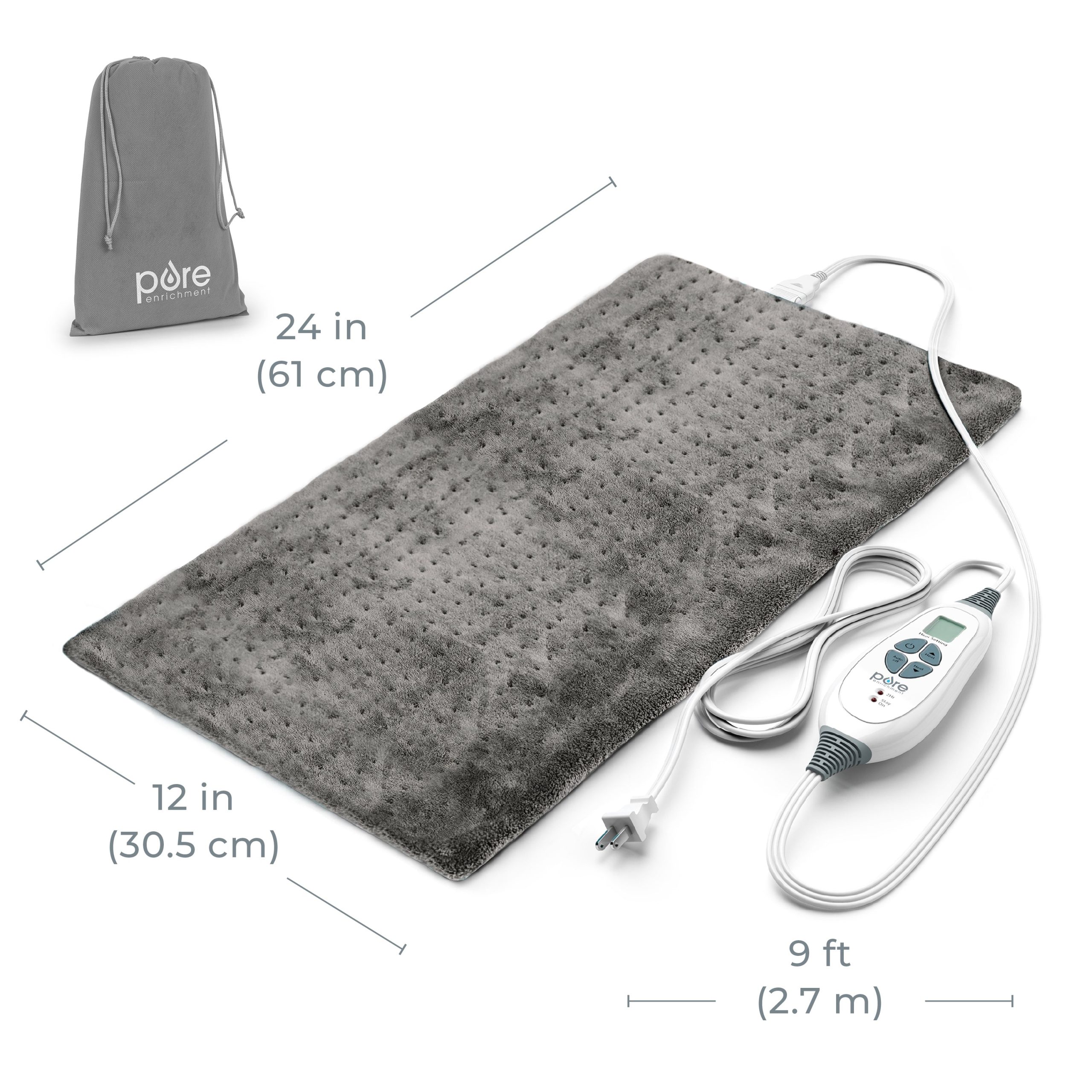 PureRelief XL Electric Heating Pad - Image 26