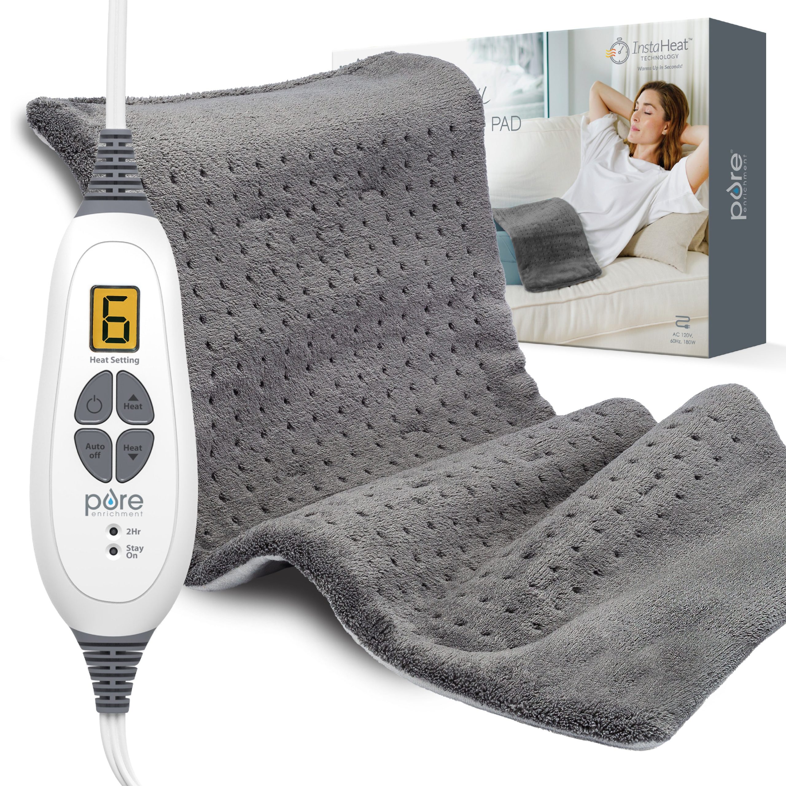 PureRelief XL Electric Heating Pad - Image 19