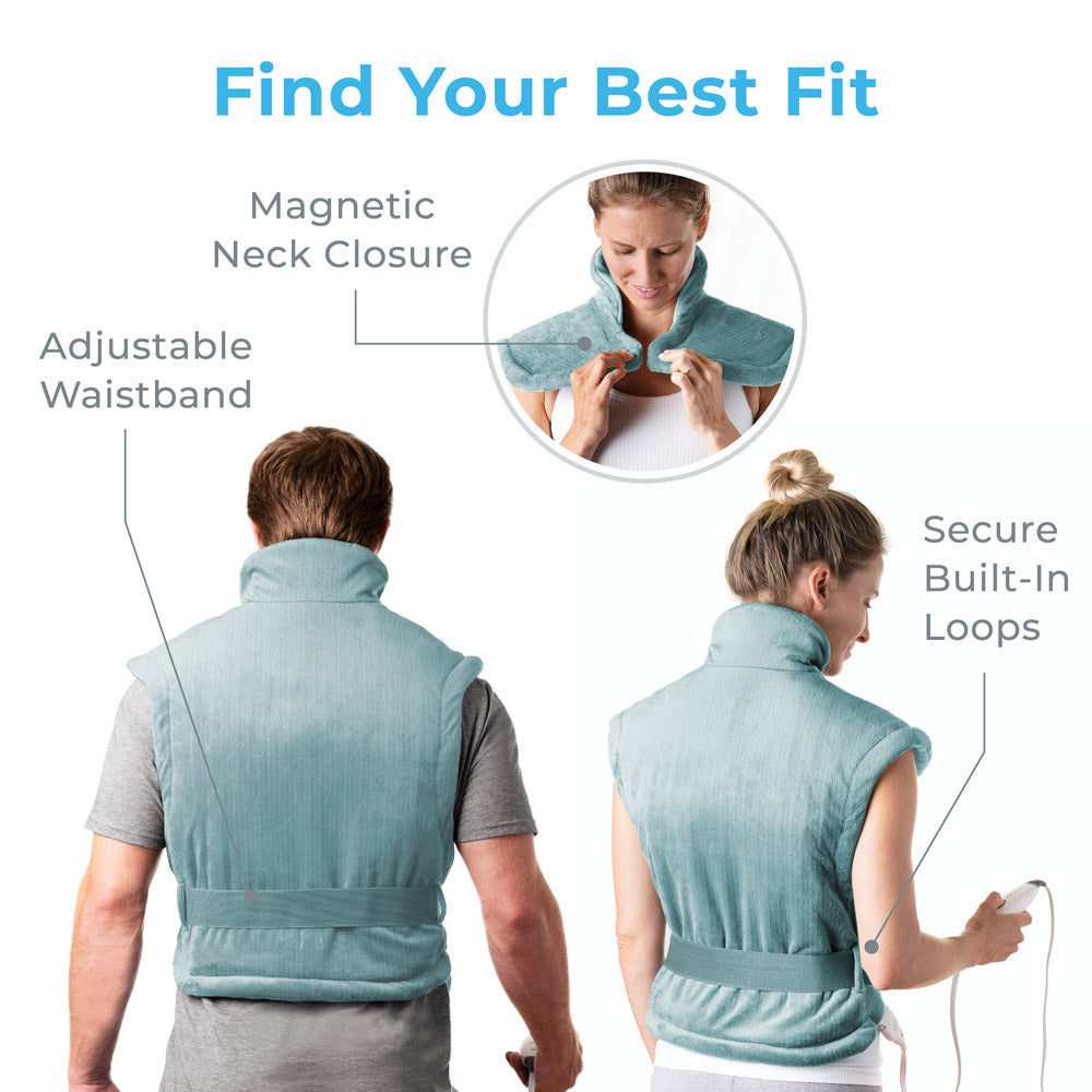 PureRelief XL Extra-Long Back & Neck Heating Pad - Image 13