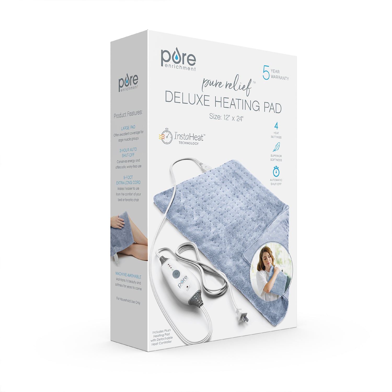 PureRelief Deluxe Heating Pad - Image 26