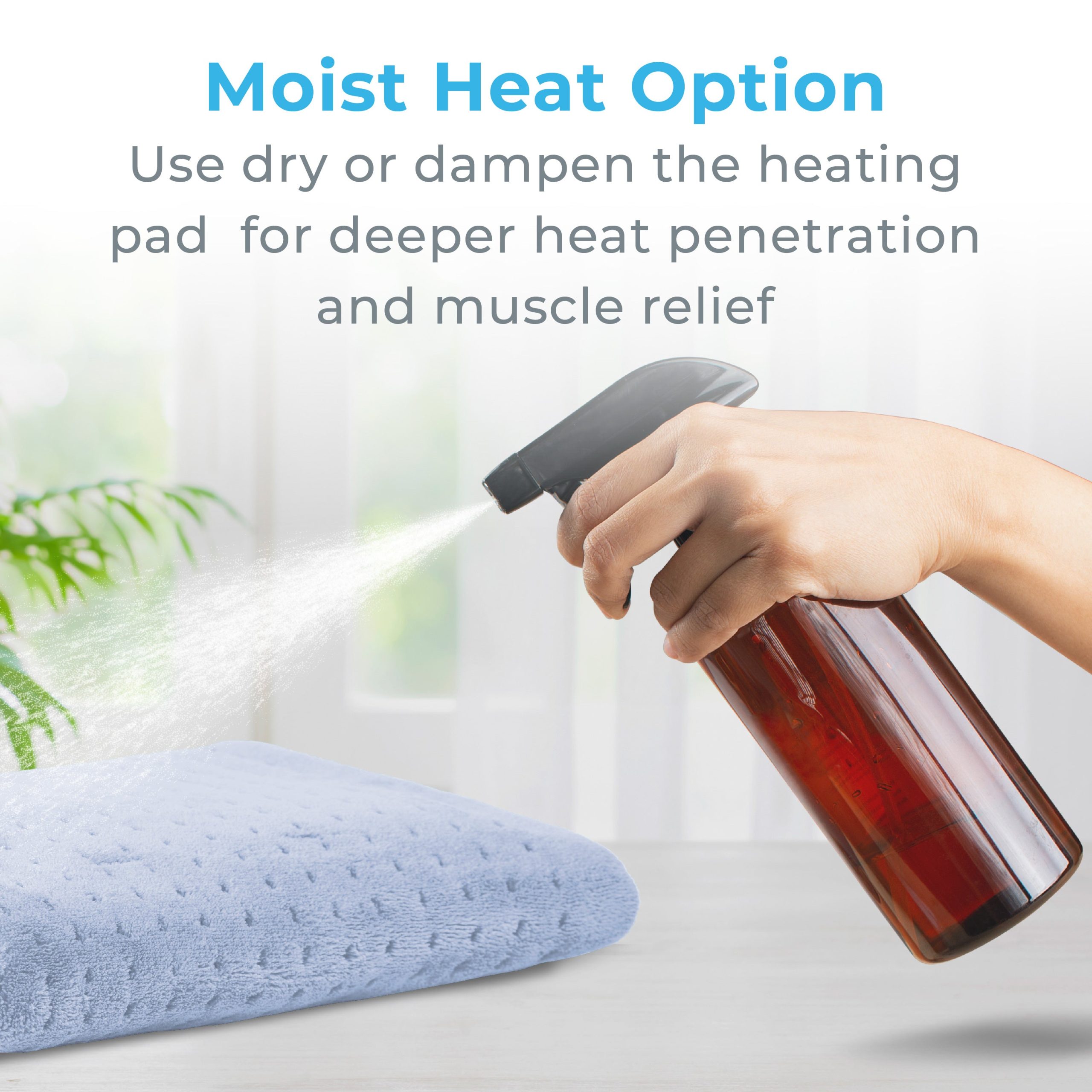 PureRelief XXL Ultra-Wide Microplush Heating Pad - Image 24