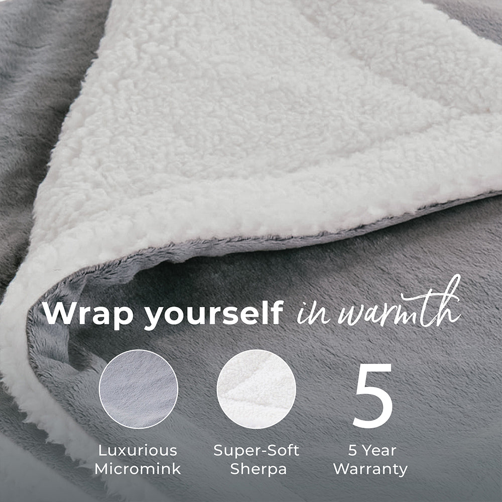 WeightedWarmth™ Weighted Throw Blanket with Heat - Image 4