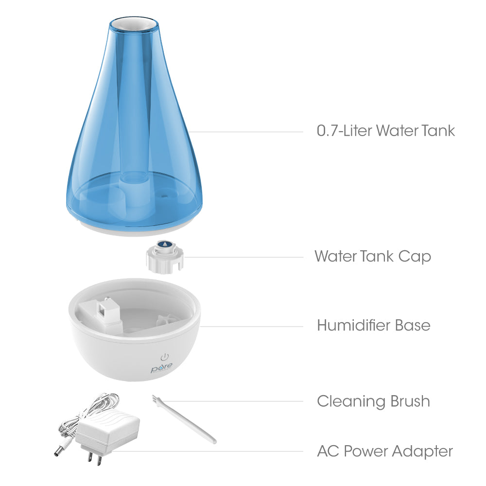 MistAire™ Studio & Ultrasonic Cool Mist Humidifier Bundle - Image 3
