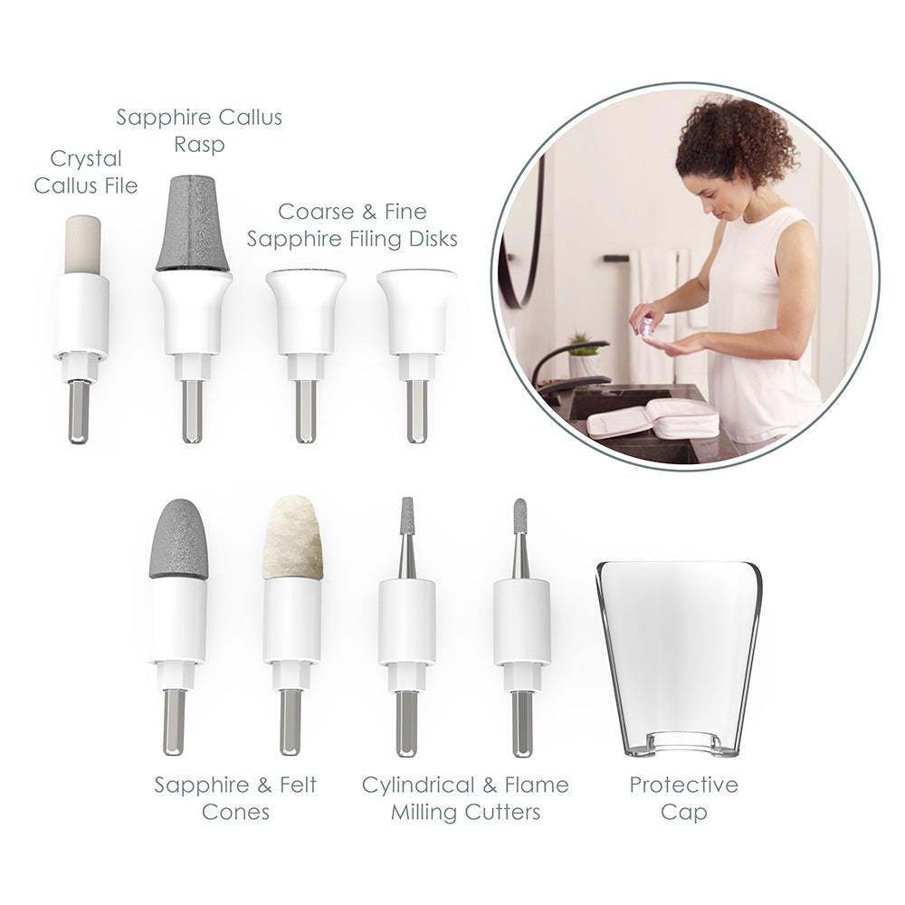 PureNails™ Luxe Rechargeable Manicure Set - Image 5
