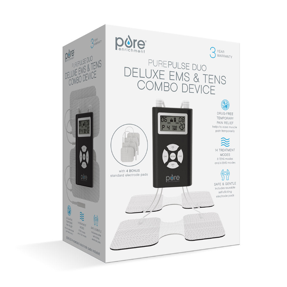 PurePulse™ Duo TENS and EMS Combo Muscle Stimulator - Image 8