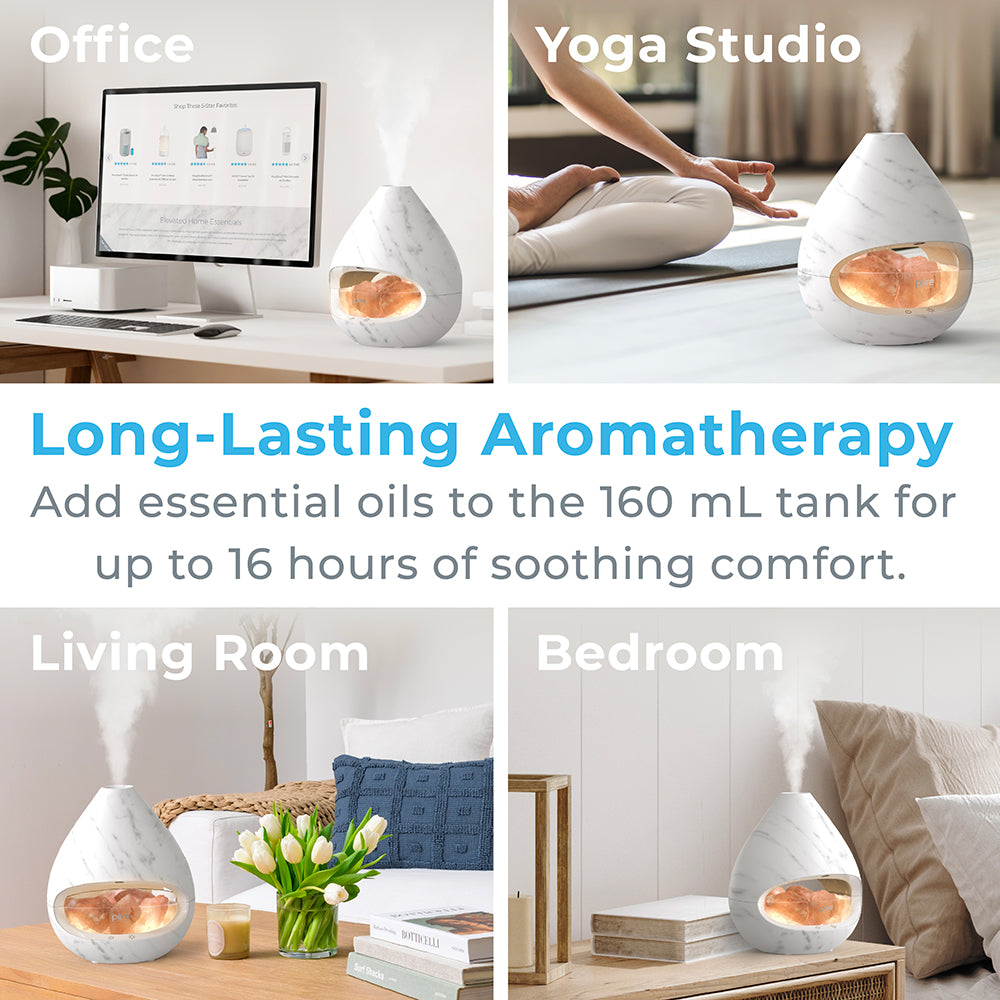 PureGlow™ Crystal Himalayan Salt Rock Lamp & Essential Oil Diffuser - Image 15