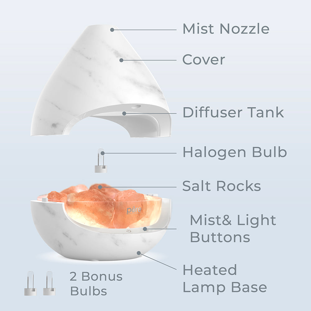 PureGlow™ Crystal Himalayan Salt Rock Lamp & Essential Oil Diffuser - Image 16