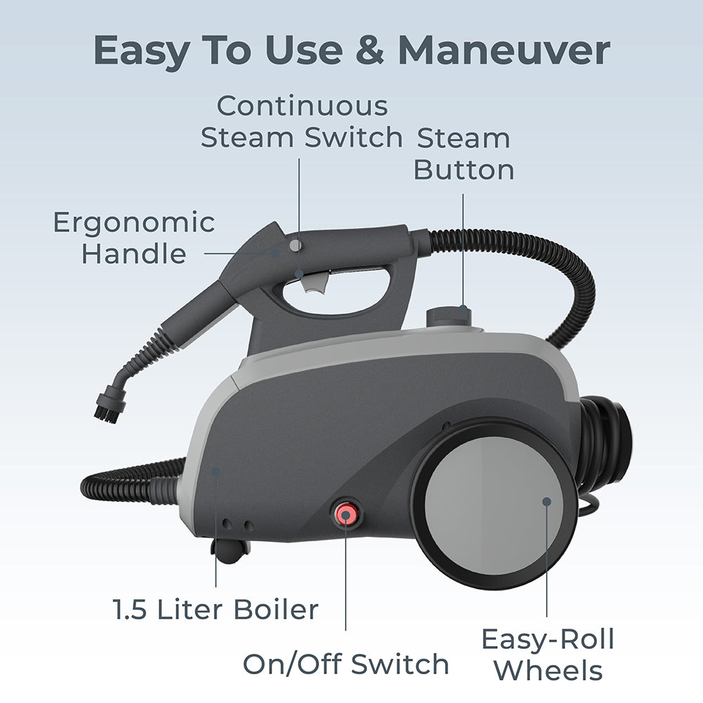 PureClean™ XL Rolling Steam Cleaner - Image 5