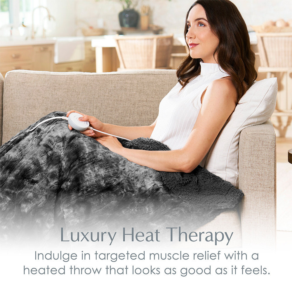 PureRadiance™ Luxury Heated Throw Blanket - Image 2