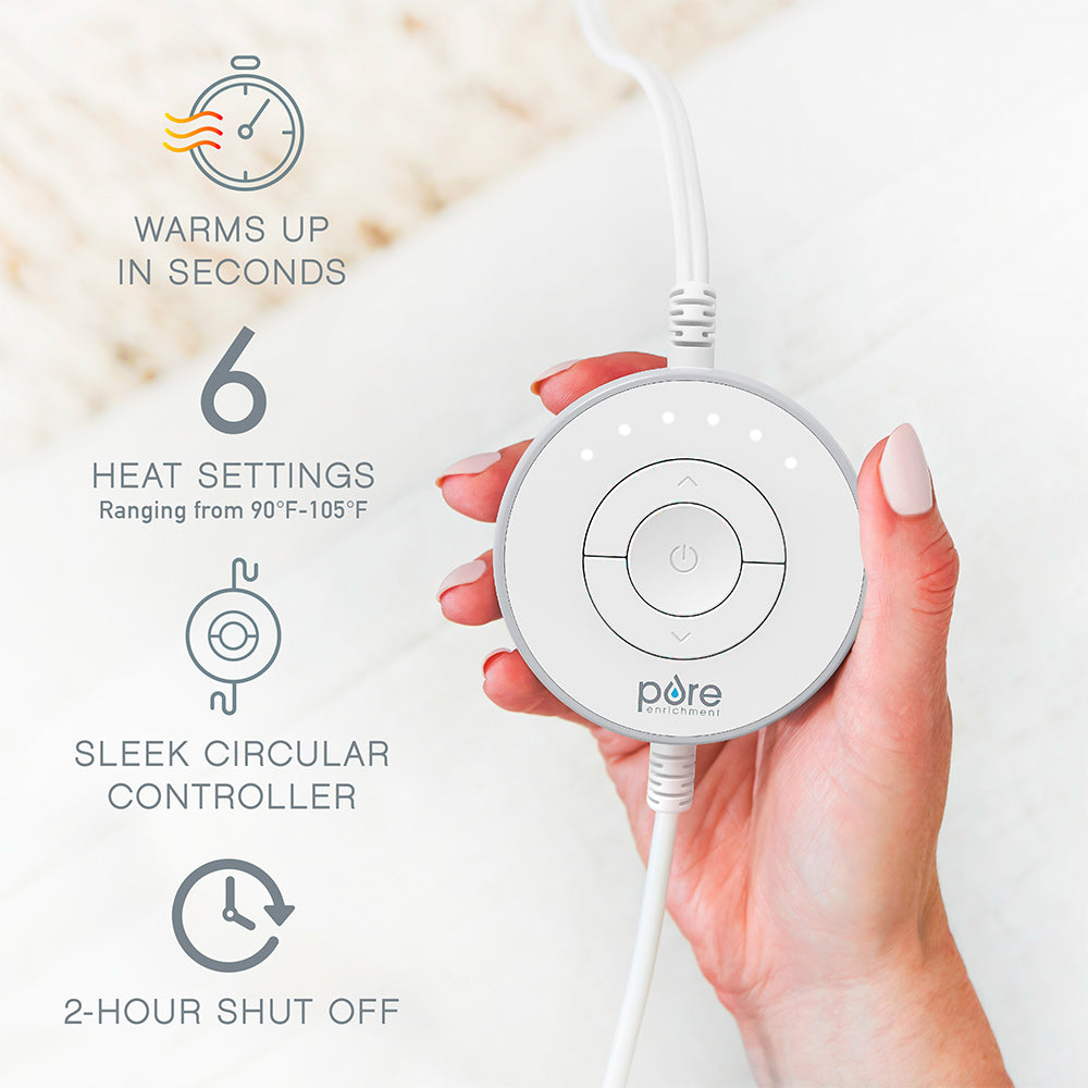 PureRadiance™ Luxury Heated Throw Blanket - Image 3