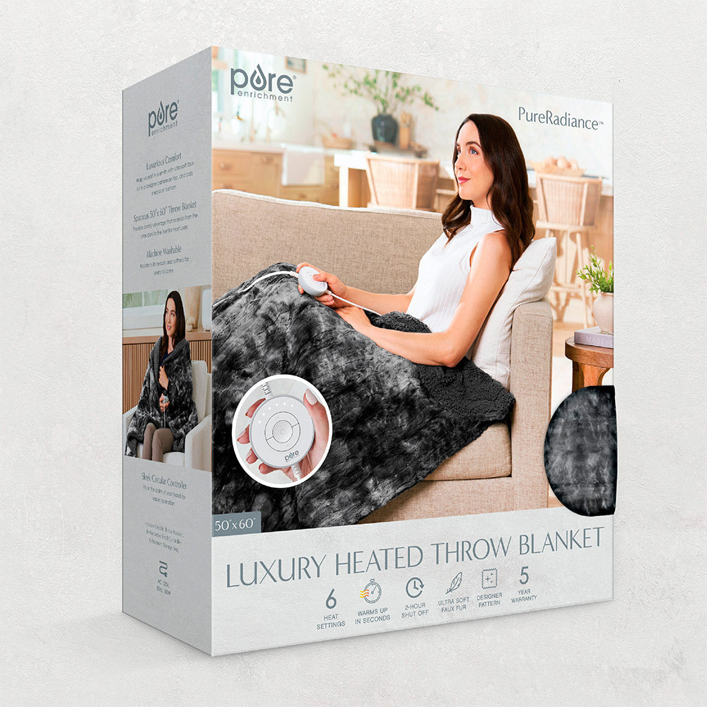 PureRadiance™ Luxury Heated Throw Blanket - Image 8