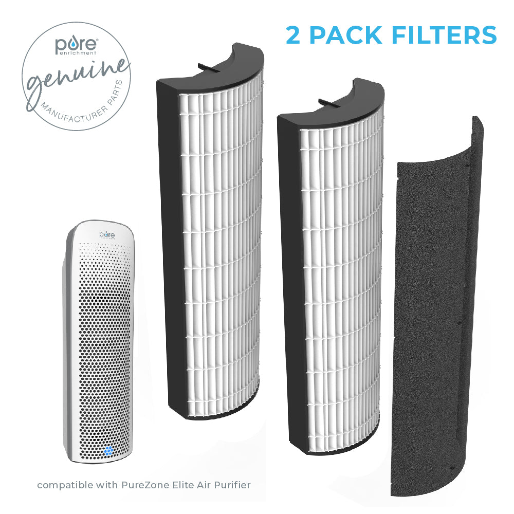 PureZone™ Elite Air Purifier (PEAIRTWR) - 2-Pack Replacement Filters